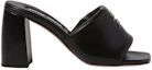 Order (W) MIU MIU Sandalo in Pelle con Tacco Largo ''Nero'' 5XX614_011_F0002_F_085