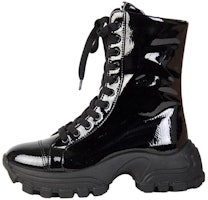 (Women) MIU MIU Leather Block Heel Ankle Boots 'Black' 5U185D_3LBK_F_0002 (Women) MIU MIU Leather Block Heel Ankle Boots 'Black' 5U185D_3LBK_F_0002