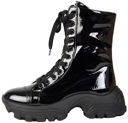 (Women) MIU MIU Leather Block Heel Ankle Boots 'Black' 5U185D_3LBK_F_0002 Buy (Women) MIU MIU Leather Block Heel Ankle Boots 'Black' 5U185D_3LBK_F_0002