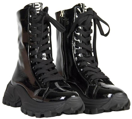 (Women) MIU MIU Leather Block Heel Ankle Boots 'Black' 5U185D_3LBK_F_0002 Purchase (Women) MIU MIU Leather Block Heel Ankle Boots 'Black' 5U185D_3LBK_F_0002