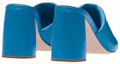 Purchase (W) MIU MIU Leren Blokhak Vierkante Neus Slide ''Blauwe Mode'' 5XX614_011_F0013_F_085