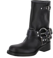 Lookbook (W) 미우미우 블랙 레더 버클 부츠 (Miumiu Black Leather Buckle Boots) 5U845D_3F33_F0002