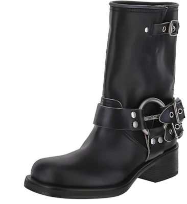 (W) 미우미우 블랙 레더 버클 부츠 (Miumiu Black Leather Buckle Boots) 5U845D_3F33_F0002 Lookbook (W) 미우미우 블랙 레더 버클 부츠 (Miumiu Black Leather Buckle Boots) 5U845D_3F33_F0002