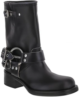 (W) 미우미우 블랙 레더 버클 부츠 (Miumiu Black Leather Buckle Boots) 5U845D_3F33_F0002 Shop (W) 미우미우 블랙 레더 버클 부츠 (Miumiu Black Leather Buckle Boots) 5U845D_3F33_F0002