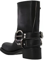 Purchase (W) 미우미우 블랙 레더 버클 부츠 (Miumiu Black Leather Buckle Boots) 5U845D_3F33_F0002