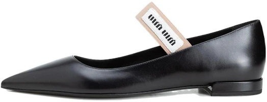 (Women) MIU MIU Leather Casual Shoes 'Comfort Fashion Black' 5F930D_3AQO_FM010_F_009L (Women) MIU MIU Leather Casual Shoes 'Comfort Fashion Black' 5F930D_3AQO_FM010_F_009L