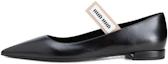 Buy (W) Zapatos Casuales de Cuero MIU MIU 'Moda Confort Negro' 5F930D_3AQO_FM010_F_009L