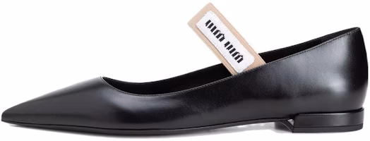 (Women) MIU MIU Leather Casual Shoes 'Comfort Fashion Black' 5F930D_3AQO_FM010_F_009L (Women) MIU MIU Leather Casual Shoes 'Comfort Fashion Black' 5F930D_3AQO_FM010_F_009L