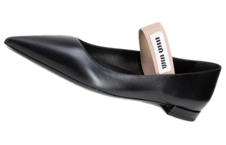 Shop (W) Zapatos Casuales de Cuero MIU MIU 'Moda Confort Negro' 5F930D_3AQO_FM010_F_009L