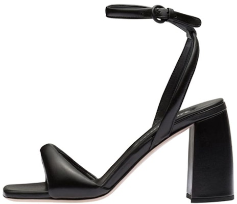 (Women) MIU MIU Leather Chunky-Heel Buckle Slide 'Black' 5X910D_011_F0002_F_085 Buy (Women) MIU MIU Leather Chunky-Heel Buckle Slide 'Black' 5X910D_011_F0002_F_085