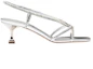 Order (W) MIU MIU Leren Kristallen Fashion Sandalen ''Zilver'' 5X541D_3L1N_F0118_F_055
