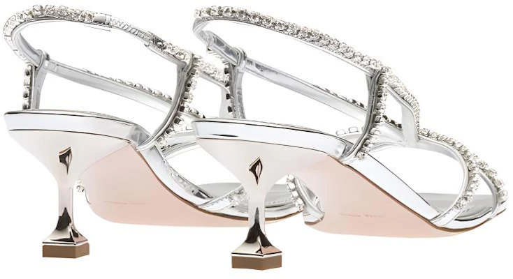 (W) MIU MIU Leren Kristallen Fashion Sandalen ''Zilver'' 5X541D_3L1N_F0118_F_055 Purchase (W) MIU MIU Leren Kristallen Fashion Sandalen ''Zilver'' 5X541D_3L1N_F0118_F_055