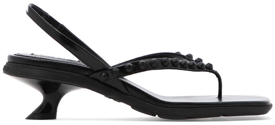 (Women) MIU MIU Leather Fashion Sandals 'Black' 5Y703D_ULW_F0002 Order (Women) MIU MIU Leather Fashion Sandals 'Black' 5Y703D_ULW_F0002
