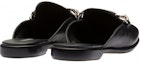 Purchase (Women) MIU MIU Leather Fashion Slide 'Black' 'Logo Carved Chain' 5D867D_011_F0002_F_015