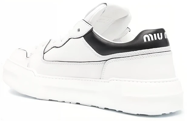 (W) Sneaker in Pelle MIU MIU ''Nero e Bianco'' 5E838D_A21_F0964_F_005 Shop (W) Sneaker in Pelle MIU MIU ''Nero e Bianco'' 5E838D_A21_F0964_F_005