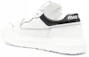 Shop (W) Sneaker in Pelle MIU MIU ''Nero e Bianco'' 5E838D_A21_F0964_F_005