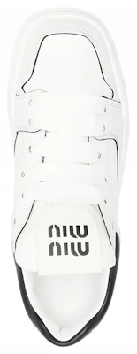 (W) Sneaker in Pelle MIU MIU ''Nero e Bianco'' 5E838D_A21_F0964_F_005 Purchase (W) Sneaker in Pelle MIU MIU ''Nero e Bianco'' 5E838D_A21_F0964_F_005