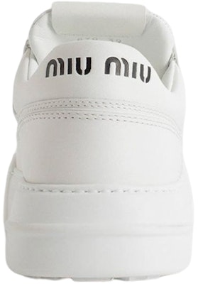 (W) Sneakers Fashion Kulit MIU MIU 'Putih' 5E838D_A21_F0009 Lookbook (W) Sneakers Fashion Kulit MIU MIU 'Putih' 5E838D_A21_F0009