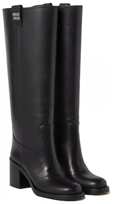 (W) 미우미우 가죽 하이탑 부츠 (심플 블랙) 5W967D_070_F0002_F_075 Lookbook (W) 미우미우 가죽 하이탑 부츠 (심플 블랙) 5W967D_070_F0002_F_075