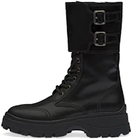(Women) MIU MIU Leather High-Top Sneakers 'Black' 5U296D_3KL9_F0002_F_030 (Women) MIU MIU Leather High-Top Sneakers 'Black' 5U296D_3KL9_F0002_F_030