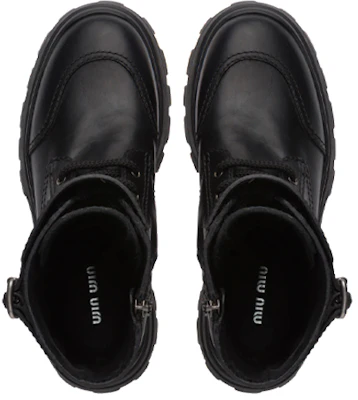 (W) MIU MIU Leder High-Top-Sneaker ''Schwarz'' 5U296D_3KL9_F0002_F_030 Shop (W) MIU MIU Leder High-Top-Sneaker ''Schwarz'' 5U296D_3KL9_F0002_F_030