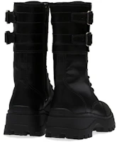 Purchase (W) Sneakers Tinggi MIU MIU Kulit 'Hitam' 5U296D_3KL9_F0002_F_030