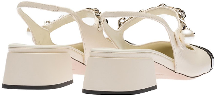 (W) MIU MIU Sepatu Hak Tinggi Kulit 'Ivory' 5I460D_3L4I_F0A72_F_DX35 Shop (W) MIU MIU Sepatu Hak Tinggi Kulit 'Ivory' 5I460D_3L4I_F0A72_F_DX35