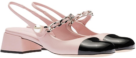 (W) MIU MIU High Heels Kulit 'Metal Chain Pink Pearl' 5I460D_3L4I_F054Z_F_DX35 Lookbook (W) MIU MIU High Heels Kulit 'Metal Chain Pink Pearl' 5I460D_3L4I_F054Z_F_DX35
