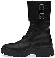 (Women) MIU MIU Leather High-Top Sneakers 'Black' 5U296D_3KL9_F0002_F_030 (Women) MIU MIU Leather High-Top Sneakers 'Black' 5U296D_3KL9_F0002_F_030