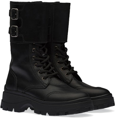 (Women) MIU MIU Leather High-Top Sneakers 'Black' 5U296D_3KL9_F0002_F_030 Lookbook (Women) MIU MIU Leather High-Top Sneakers 'Black' 5U296D_3KL9_F0002_F_030