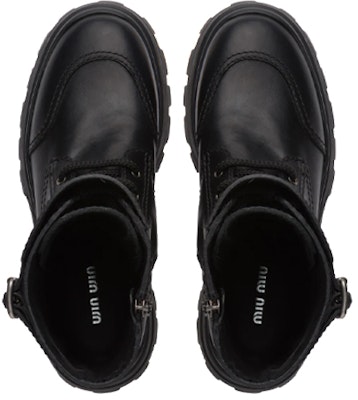 (Women) MIU MIU Leather High-Top Sneakers 'Black' 5U296D_3KL9_F0002_F_030 Shop (Women) MIU MIU Leather High-Top Sneakers 'Black' 5U296D_3KL9_F0002_F_030