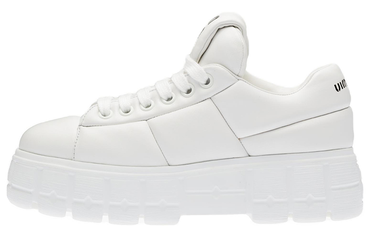 (Women) MIU MIU Leather Lace-Up 'Fashion White' 5E876D_038_F0009_F_050