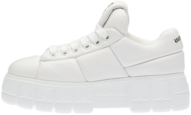 (Women) MIU MIU Leather Lace-Up 'Fashion White' 5E876D_038_F0009_F_050 Buy (Women) MIU MIU Leather Lace-Up 'Fashion White' 5E876D_038_F0009_F_050