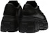 (W) MIU MIU Kasut Derby Kulit Bertali 'Platform Hitam' 5E679D_A21_F0002_F_085