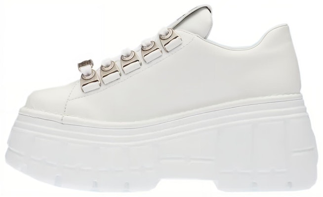 (Women) MIU MIU Leather Lace-Up Derby 'White Platform' 5E679D_A21_F0009_F_085 Buy (Women) MIU MIU Leather Lace-Up Derby 'White Platform' 5E679D_A21_F0009_F_085