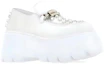 Order (W) MIU MIU Leren Plateau Loafer ''Wit'' 5D678D_3J2Y_F0009_F_085