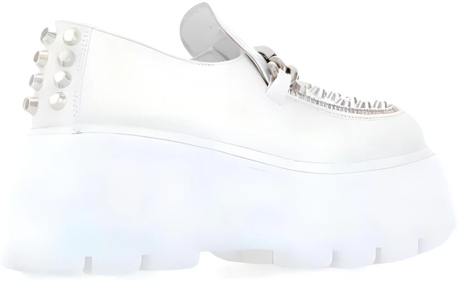 (W) MIU MIU Leren Plateau Loafer ''Wit'' 5D678D_3J2Y_F0009_F_085 Lookbook (W) MIU MIU Leren Plateau Loafer ''Wit'' 5D678D_3J2Y_F0009_F_085