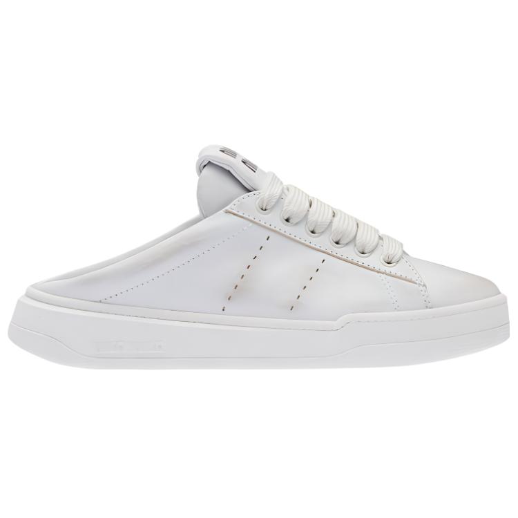 Order (W) MIU MIU Kulit Low-Top Lace-Up 'White Fashion' 5E915D_3G63_F0009_F_005