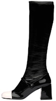 (Women) MIU MIU Leather Over-the-Knee Boots 'Fashion Forward Chunky Heel Black' 5W253D_3LCN_F0967_F_A065 (Women) MIU MIU Leather Over-the-Knee Boots 'Fashion Forward Chunky Heel Black' 5W253D_3LCN_F0967_F_A065