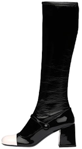 (W) 미우미우 가죽 롱부츠 (시크 청키힐 블랙) 5W253D_3LCN_F0967_F_A065 Buy (W) 미우미우 가죽 롱부츠 (시크 청키힐 블랙) 5W253D_3LCN_F0967_F_A065