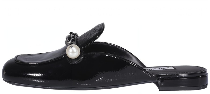 (W) Sandal Rata Kulit Miu Miu Mutiara 'Fesyen Hitam' 5D695D_3AA9_F0002 Buy (W) Sandal Rata Kulit Miu Miu Mutiara 'Fesyen Hitam' 5D695D_3AA9_F0002