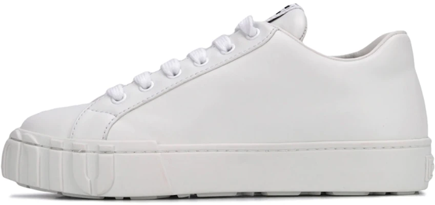 (Women) MIU MIU Leather Platform Sneakers 'White Fashion' 5E187D_3AQN_F0009_F_005 Buy (Women) MIU MIU Leather Platform Sneakers 'White Fashion' 5E187D_3AQN_F0009_F_005