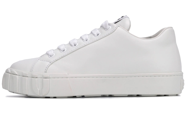 (Women) MIU MIU Leather Platform Sneakers 'White Fashion' 5E187D_3AQN_F0009_F_005
