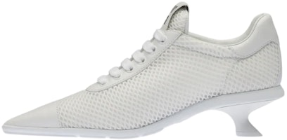 (Women) MIU MIU Leather Pointed Toe High Heel 'White Fashion' 5E743D_77T_F0009_F_055 (Women) MIU MIU Leather Pointed Toe High Heel 'White Fashion' 5E743D_77T_F0009_F_055