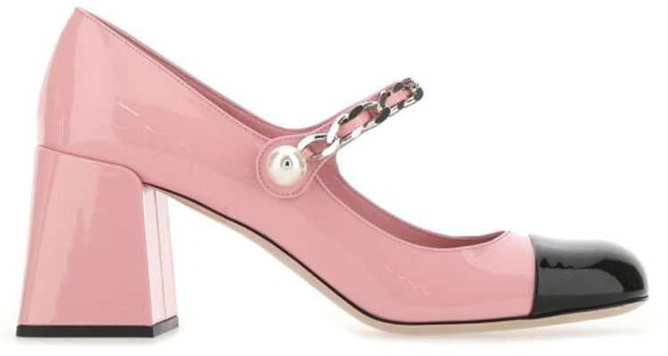 Miu Miu 皮革高跟鞋 女款 粉色 Order Miu Miu 皮革高跟鞋 女款 粉色