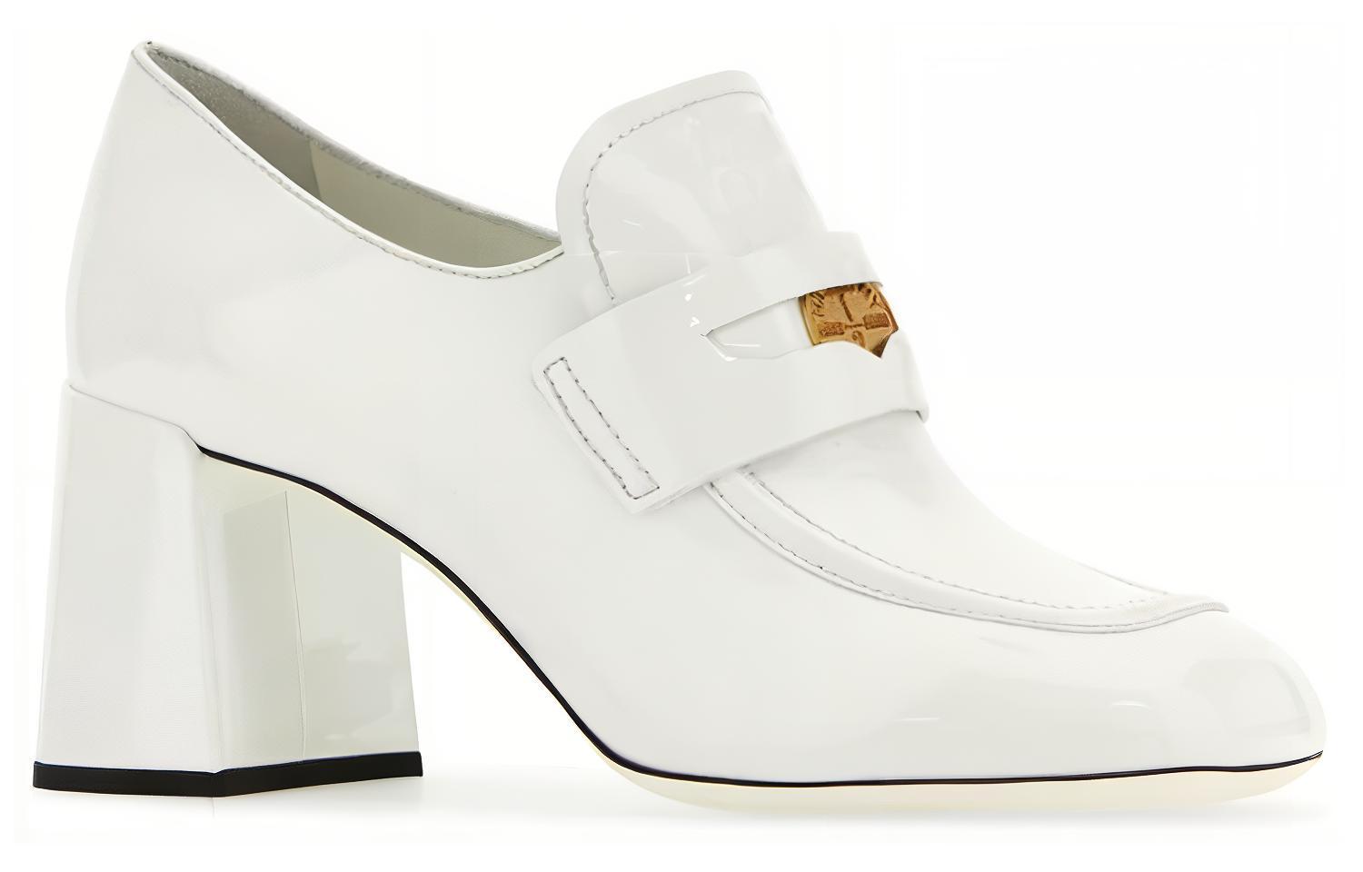 Lookbook (W) 缪缪白色圆头皮革粗跟无带鞋 5D950D_JHR_F0009_F_065