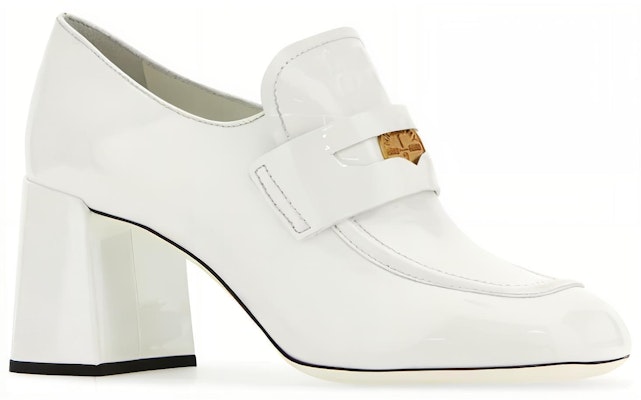 (Women) MIU MIU Leather Round Toe Slip-On 'White Block Heel' 5D950D_JHR_F0009_F_065 Lookbook (Women) MIU MIU Leather Round Toe Slip-On 'White Block Heel' 5D950D_JHR_F0009_F_065