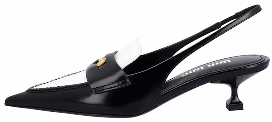 (W) Sandalias de Cuero MIU MIU 'Negro y Blanco' 5D774D_AZE_F0967_F_045 Buy (W) Sandalias de Cuero MIU MIU 'Negro y Blanco' 5D774D_AZE_F0967_F_045