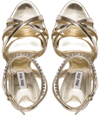 (W) Sandal Kulit 'Metallic Gold' MIU MIU 5X847D_3L0M_F0846_F_105 Lookbook (W) Sandal Kulit 'Metallic Gold' MIU MIU 5X847D_3L0M_F0846_F_105