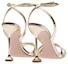 Shop (Women) MIU MIU Leather Sandals 'Metallic Gold' 5X847D_3L0M_F0846_F_105